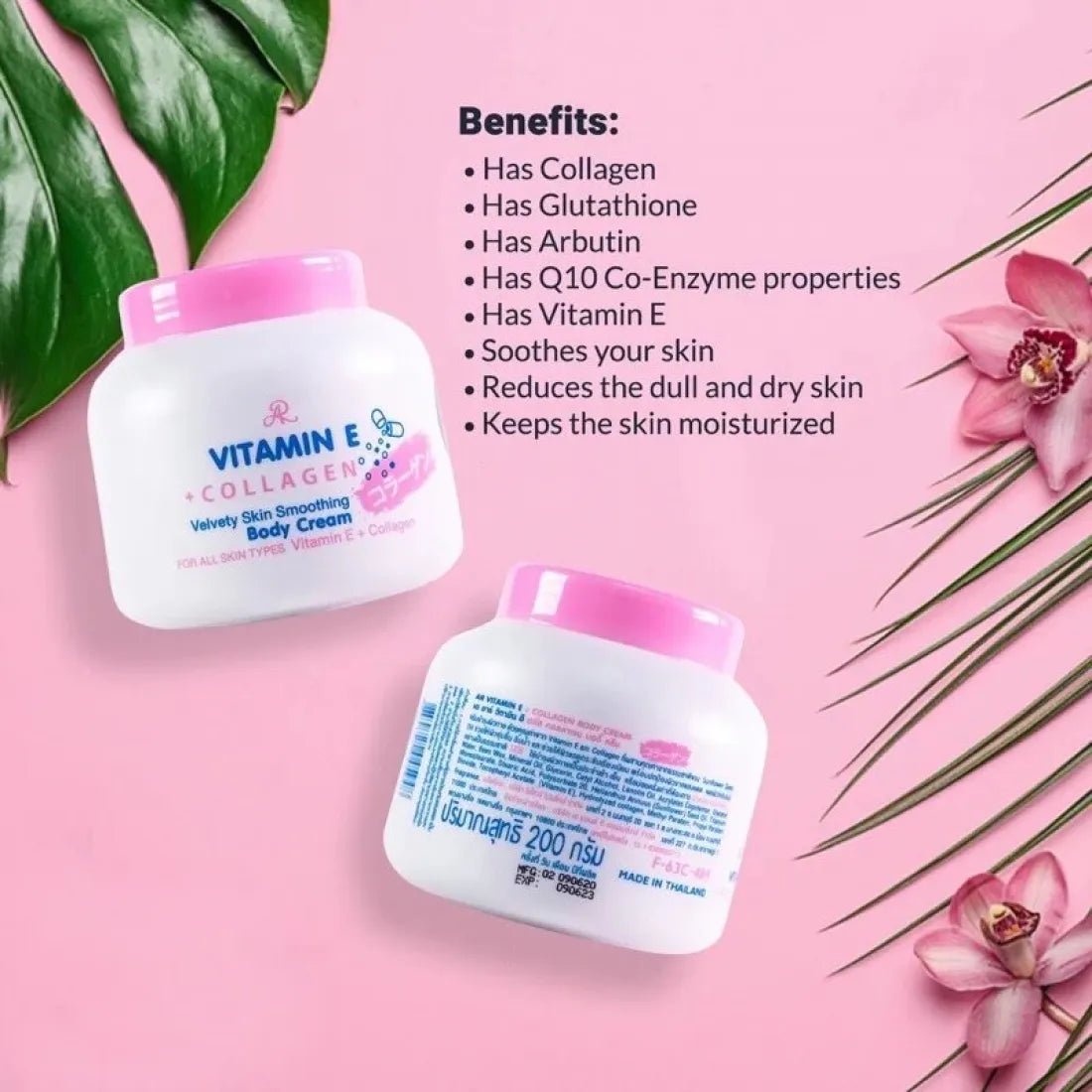 Aron Vitamin E Collagen Body Cream - 200g ARON