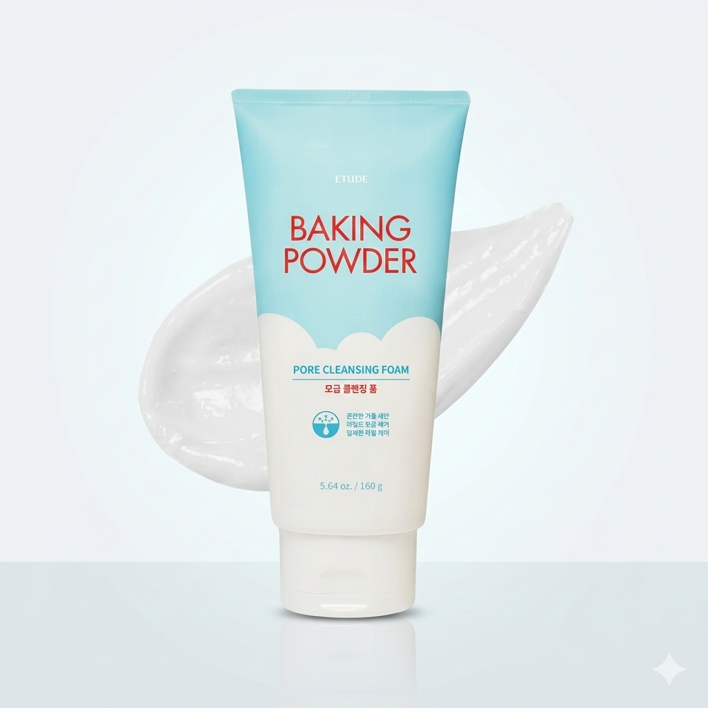 Etude Baking Powder Pore Cleansing Foam 160g Glo Arabia
