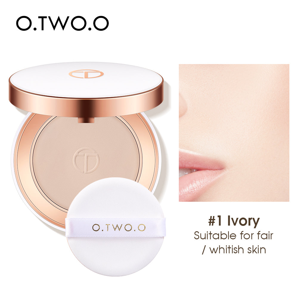 O.TWO.O Silky Moisturizing Makeup Setting Powder - 10g 01 (IVORY) O.TWO.O