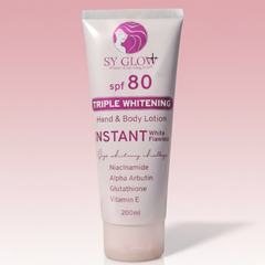 SY Glow Instant White Body Lotion SPF 80 Glo Arabia
