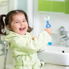 Children's U-shaped Toothbrush Assorted Color Glo Arabia