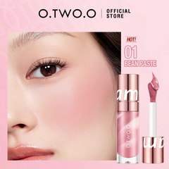 O.TWO.O 2025 New Arrival Liquid Blush in Pink Nude Brown Face Makeup Option #1 Glo Arabia