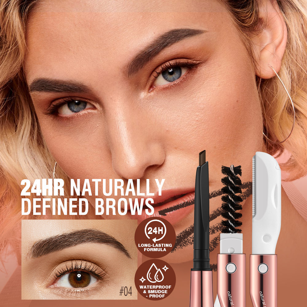 O.TWO.O 3 IN 1 Eyebrow Pen with Eyebrow scraper, brush, eyebrow pencil - 12g O.TWO.O