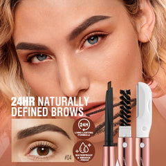 O.TWO.O 3 IN 1 Eyebrow Pen with Eyebrow scraper, brush, eyebrow pencil - 12g O.TWO.O