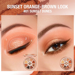 O.TWO.O Round Shape Eyeshadow Pallet O.TWO.O