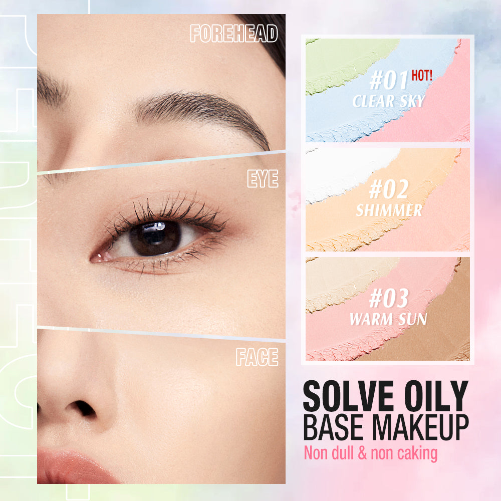 O.TWO.O Face Setting Powder 3 Color Fine Powder Oil Control Makeup Loose Powder - 9g O.TWO.O