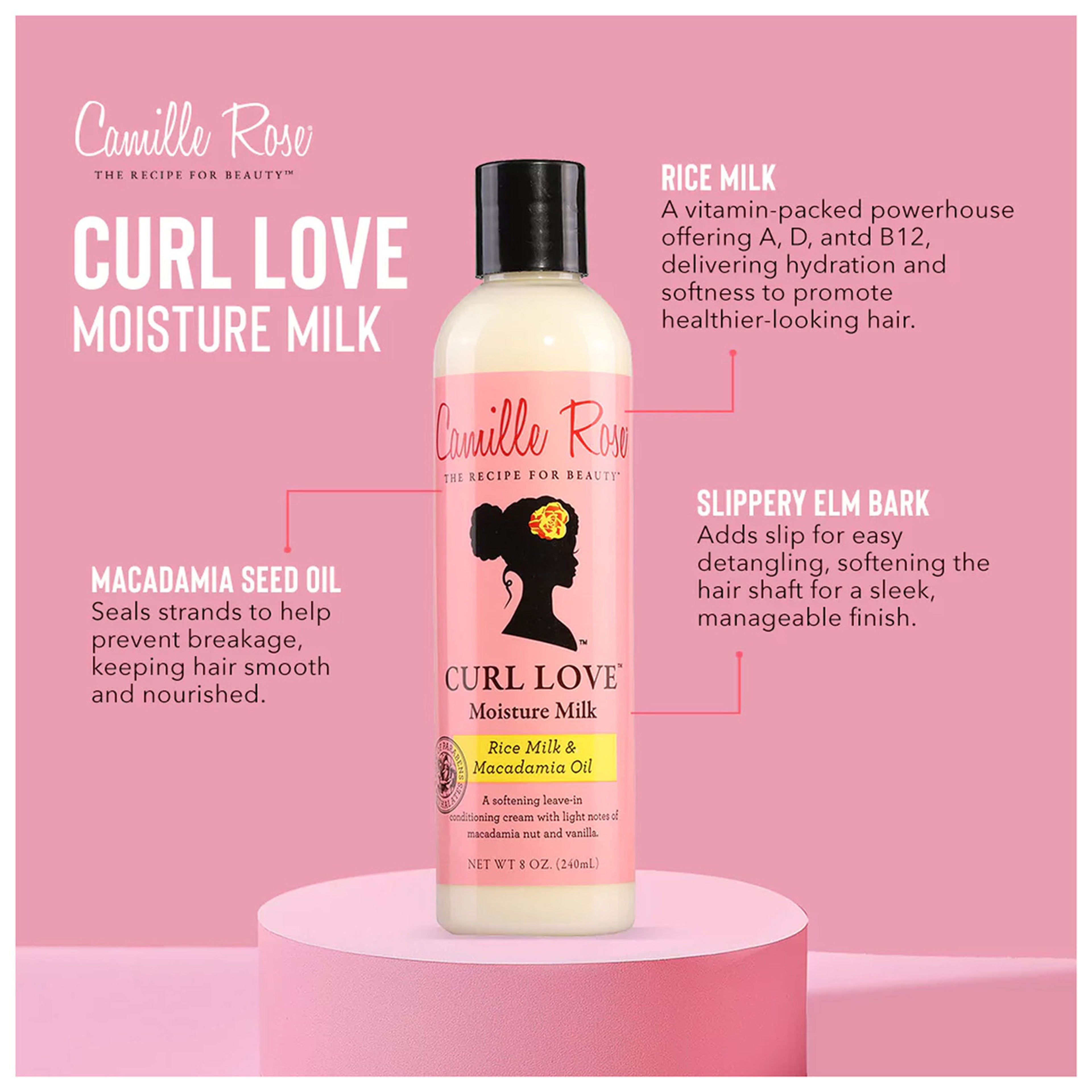 Camille Rose Curllove Moisture Milk 240 ml Glo Arabia