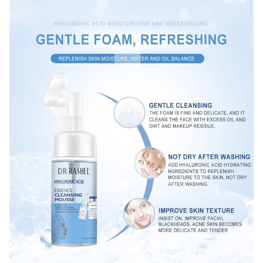 Dr.Rashel Hyaluronic Acid Essence Cleansing Mousse - 125ml Dr. Rashel