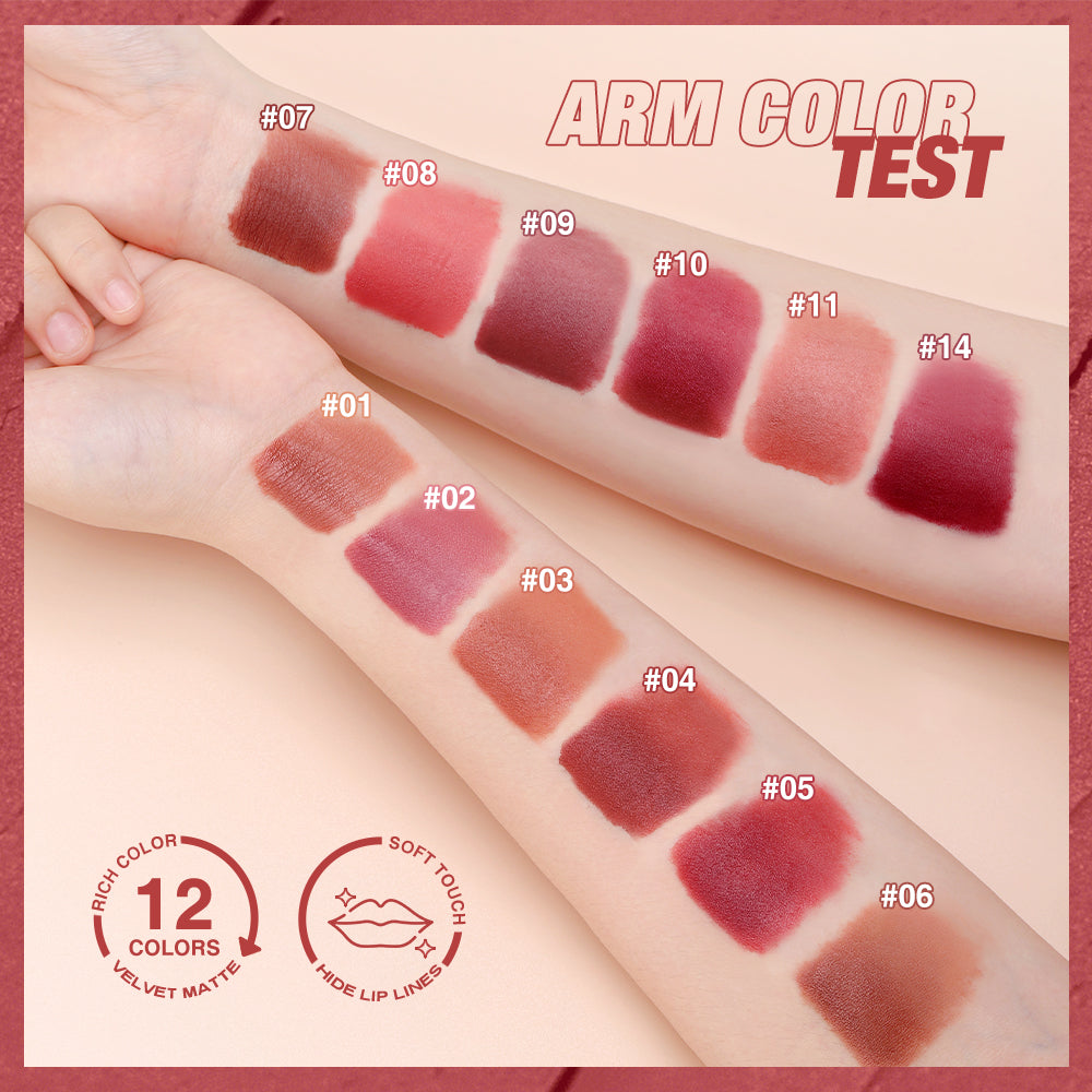 O.TWO.O Velvet Matte Lip & Cheek Mud - 2g O.TWO.O