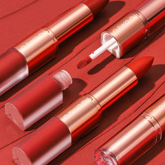 O.TWO.O 2 in 1 Lipstick Double Head Lipstick and Lip Mud - 6.5g O.TWO.O