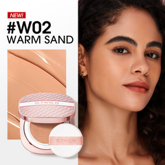 O.TWO.O 2025 BB Cushion Liquid Foundation Medium Coverage Moisturizing Brightening Oil-Control Pink Ivory O.TWO.O
