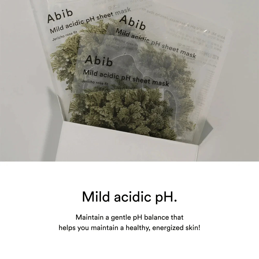 Abib Mild Acidic Ph Sheet Mask Jericho Rose Fit Abib