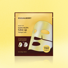 Eqqualberry Collagen Glow up Hydrogel Mask - 30gx4 Sheets Box Eqqualberry