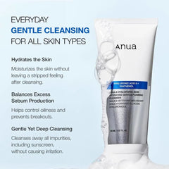 Anua 8 Hyaluronic Acid Hydrating Gentle Foaming Cleanser - 150ml