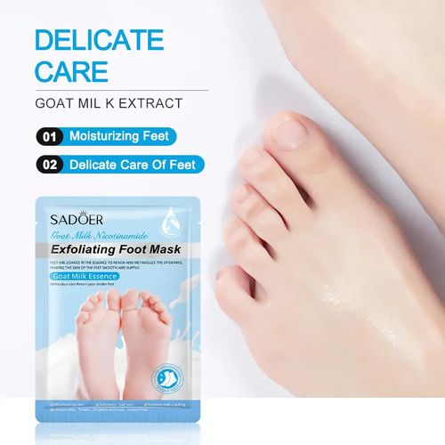 Sadoer Exfoliating Foot Mask - Goat Milk Essence - 35g Sadoer