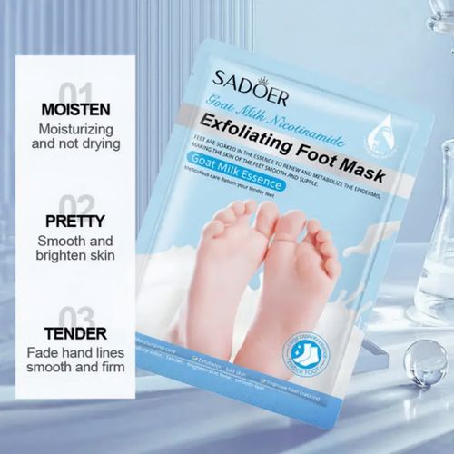 Sadoer Exfoliating Foot Mask - Goat Milk Essence - 35g Sadoer