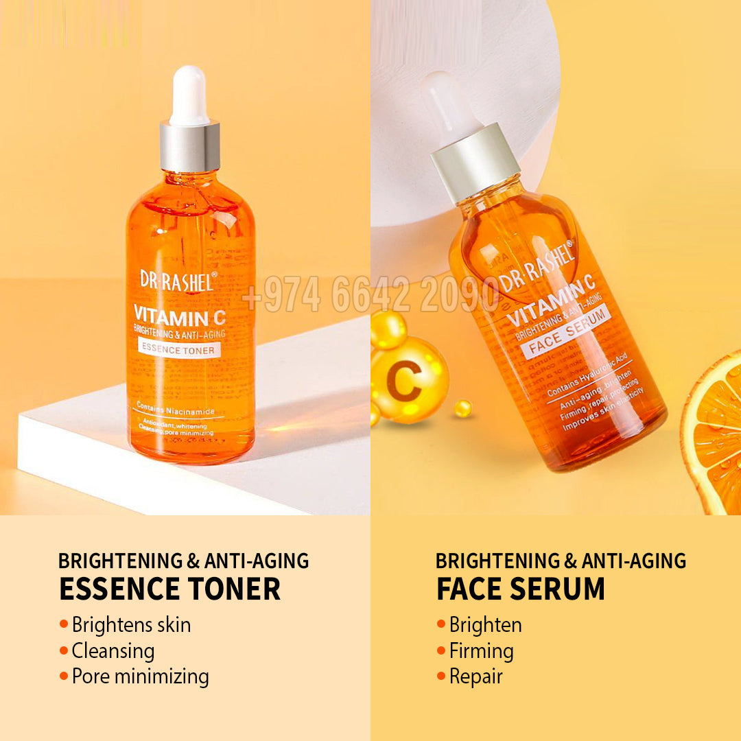 Dr.Rashel Vitamin C Brightening & Anti-aging Skin Care Series - 5pcs Set DR.RASHEL