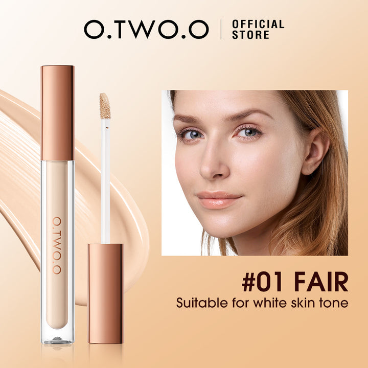 O.TWO.O Liquide Concealer High Coverage Long Lasting Face Base #01 O.TWO.O