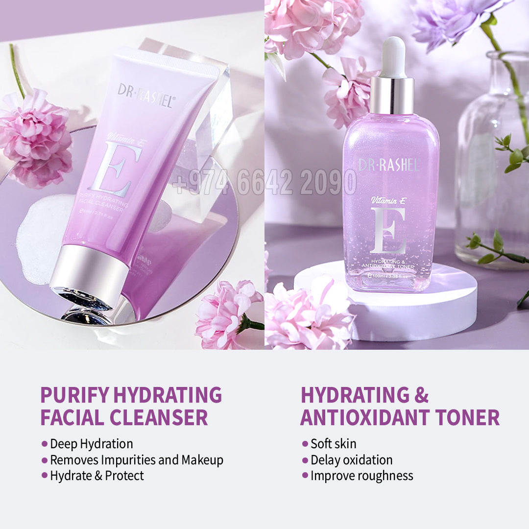 Dr.Rashel Vitamin E Hydrating & Restoring Skin Care Kit 10Pcs DR.RASHEL