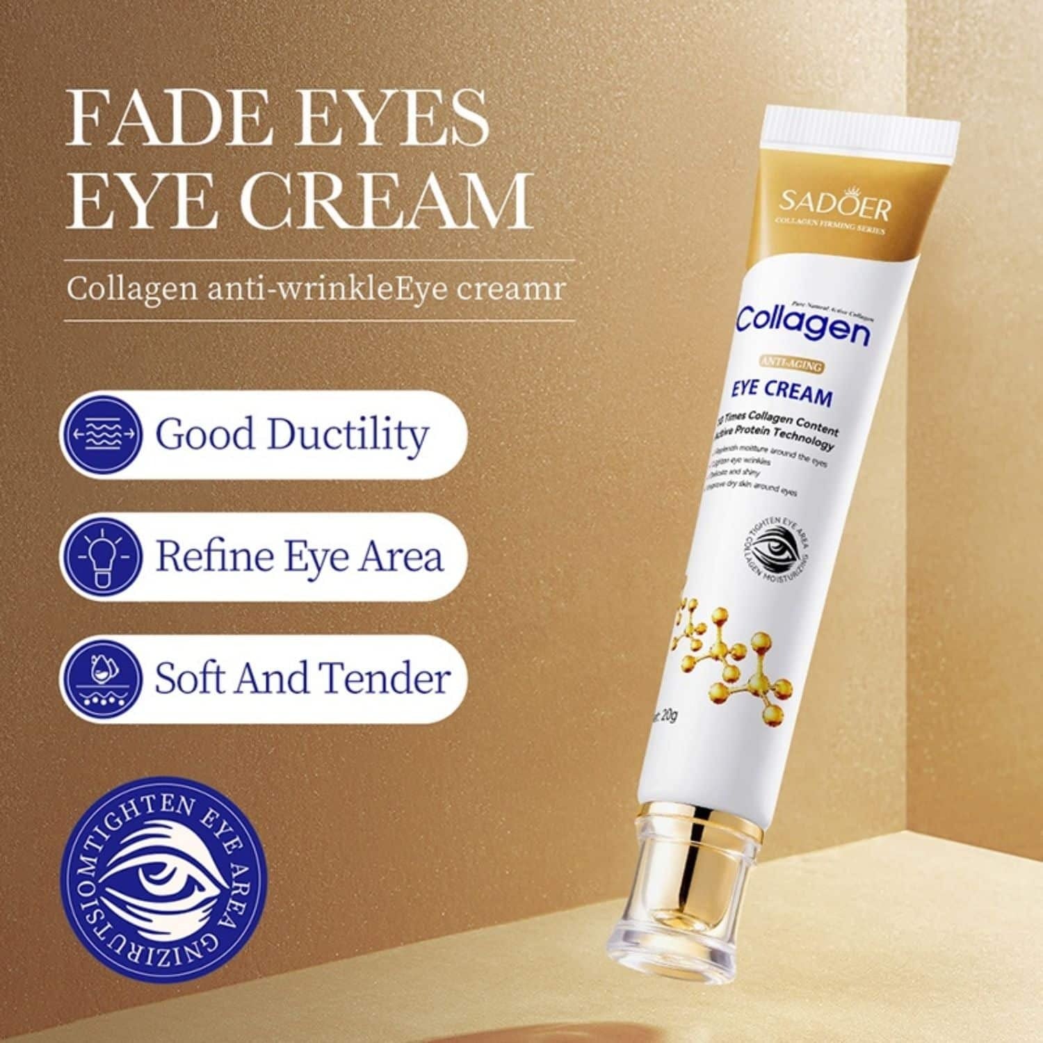 Sadoer Collagen Anti Aging Eye Cream - 20g Sadoer
