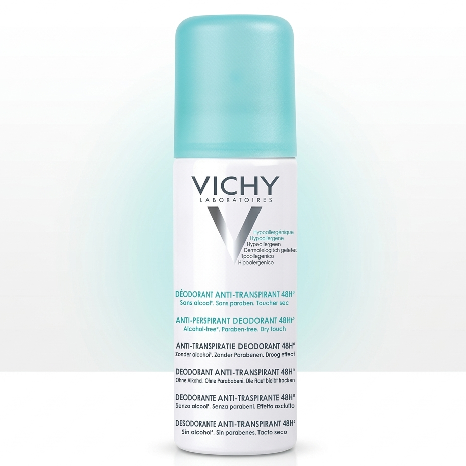 Vichy Deodorant Anti Transpirant 48H Spray 125mL Glo Arabia