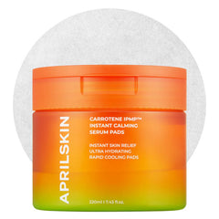 APRILSKIN Carrotene IPMP Instant Calming Serum Pads 80 pcs - Hydrating & Soothing Facial Pads