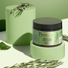 مجموعة تقوية الشعر 4 في 1 من Mielle Organics بخلاصة إكليل الجبل والنعناع