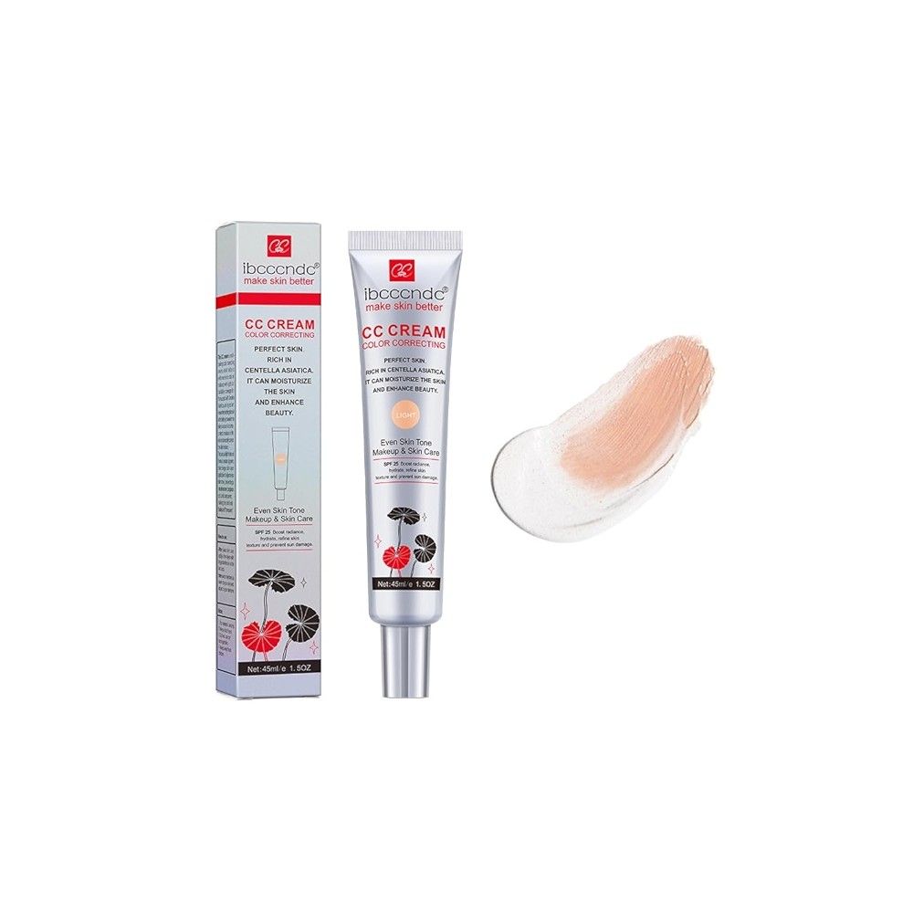 Ibcccndc Cc Cream Light - Professional Skin Care Treatment For Hydration, Brightening, Smoothness And Daily Beauty Routine
