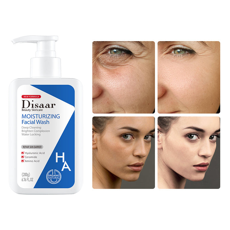 Disaar HA Moisturizing Facial Wash - 200g Disaar
