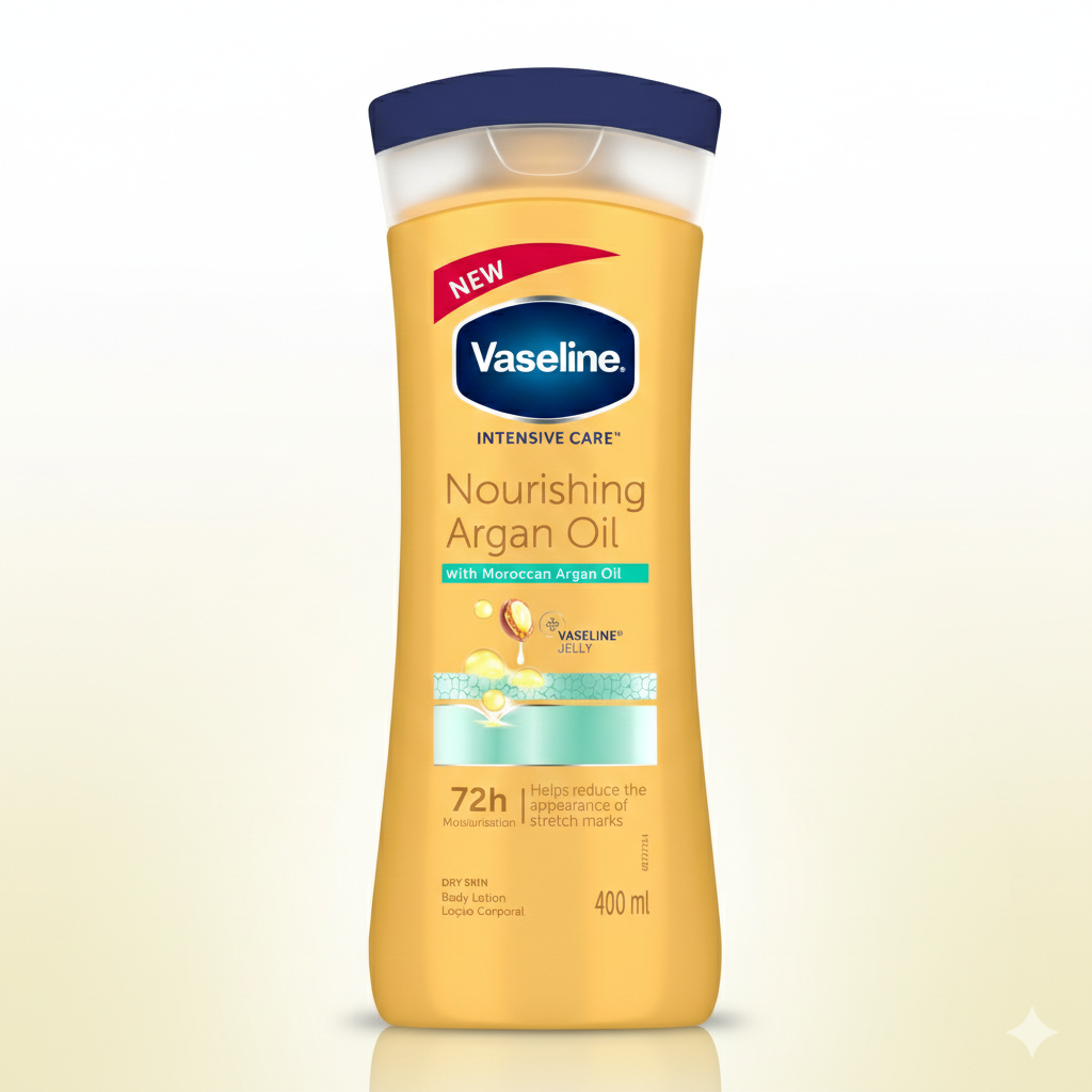 Vaseline Nourishing Argan Oil Body Lotion - 400ml Glo Arabia