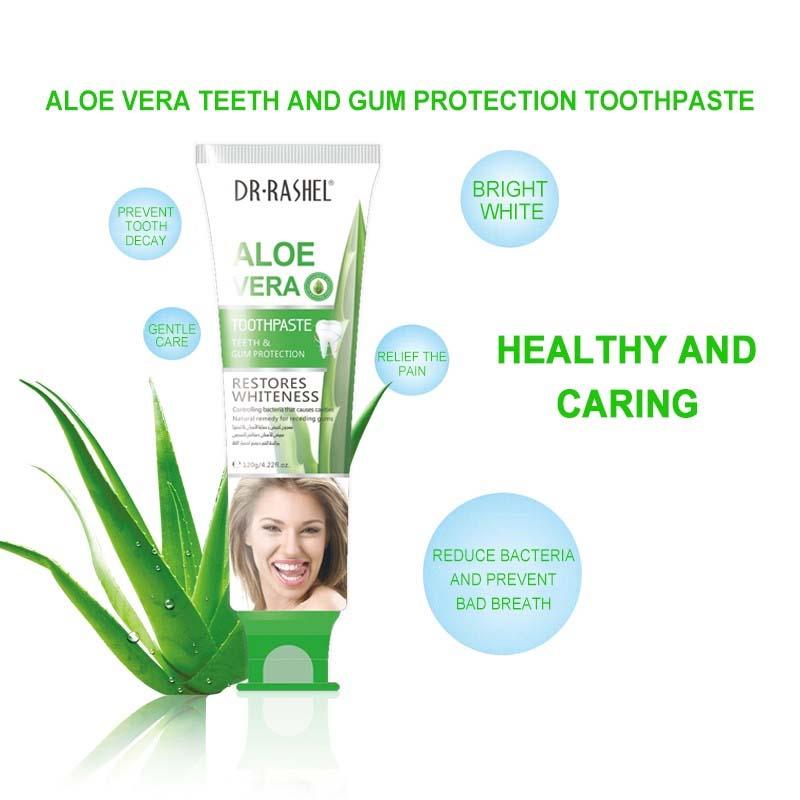 Dr.Rashel Aloe Vera Tooth Paste _ Restores Whiteness - 120g DR.RASHEL