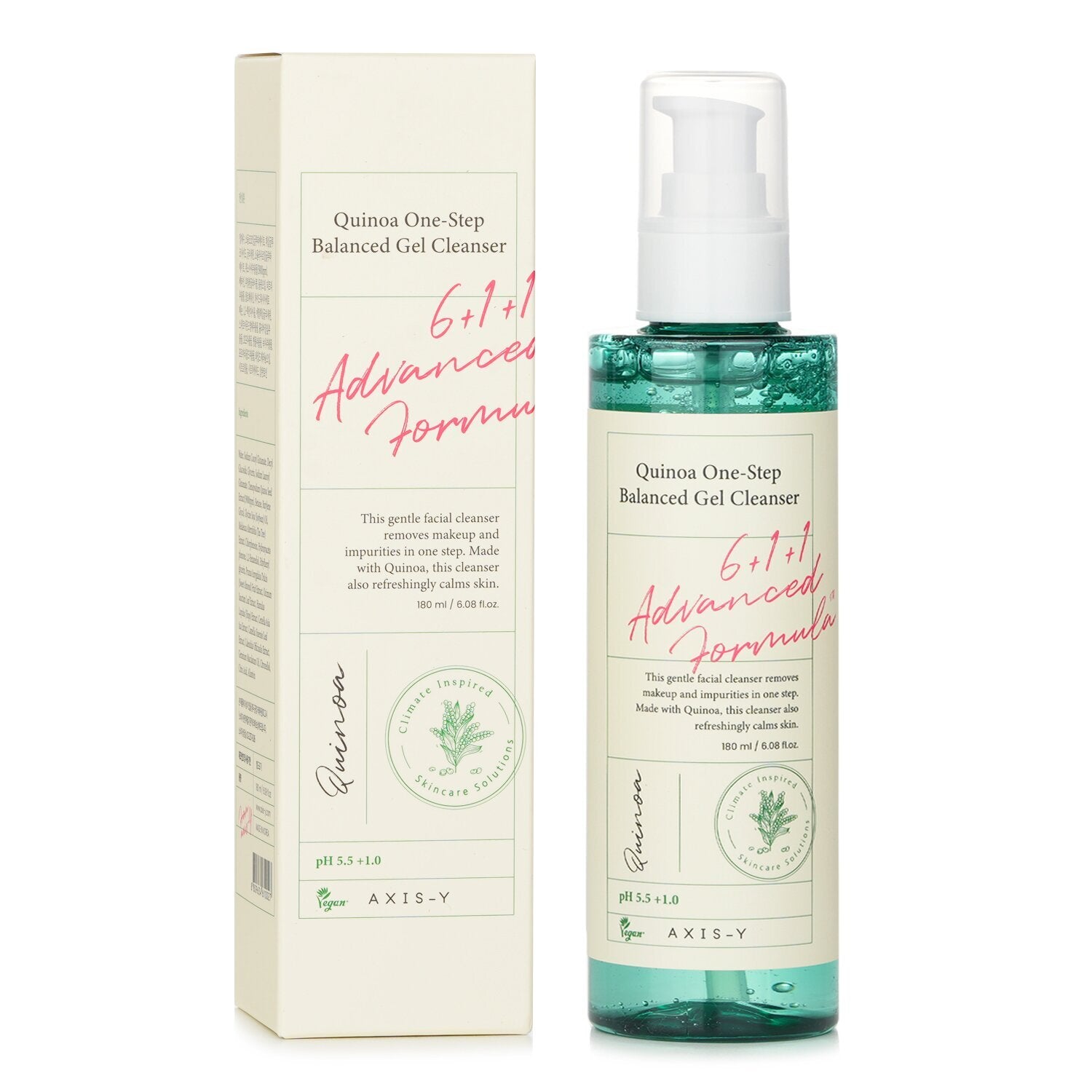 Axis-Y Quinoa One-Step balanced Gel Cleanser - 180ml Axis-Y
