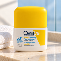CeraVe Invisible Hydrating Fluid Sunscreen SPF50+ for Normal to Dry Skin - 50 ml