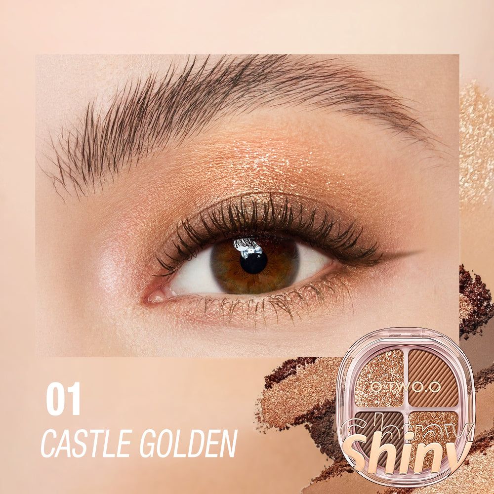 O.TWO.O New Arrival 4 Colors Eyeshadow Castle Golden O.TWO.O