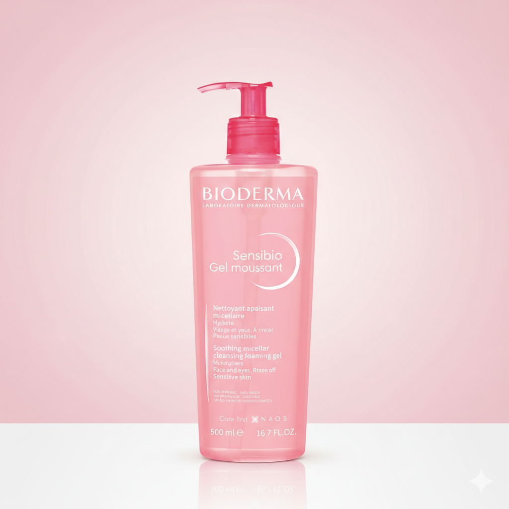 Bioderma Soothing Cleansing Foaming Gel Pink 500mL Bioderma