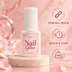 GLG Quick-Dry Durable Brush-Tip Nail Glue GLG
