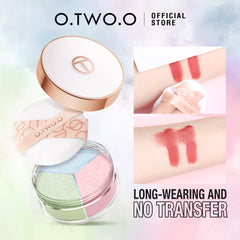 O.TWO.O Face Setting Powder 3 Color Fine Powder Oil Control Makeup Loose Powder - 9g O.TWO.O