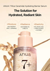 Anua 7 Rice Ceramide Hydrating Barrier Serum - 50ml Anua