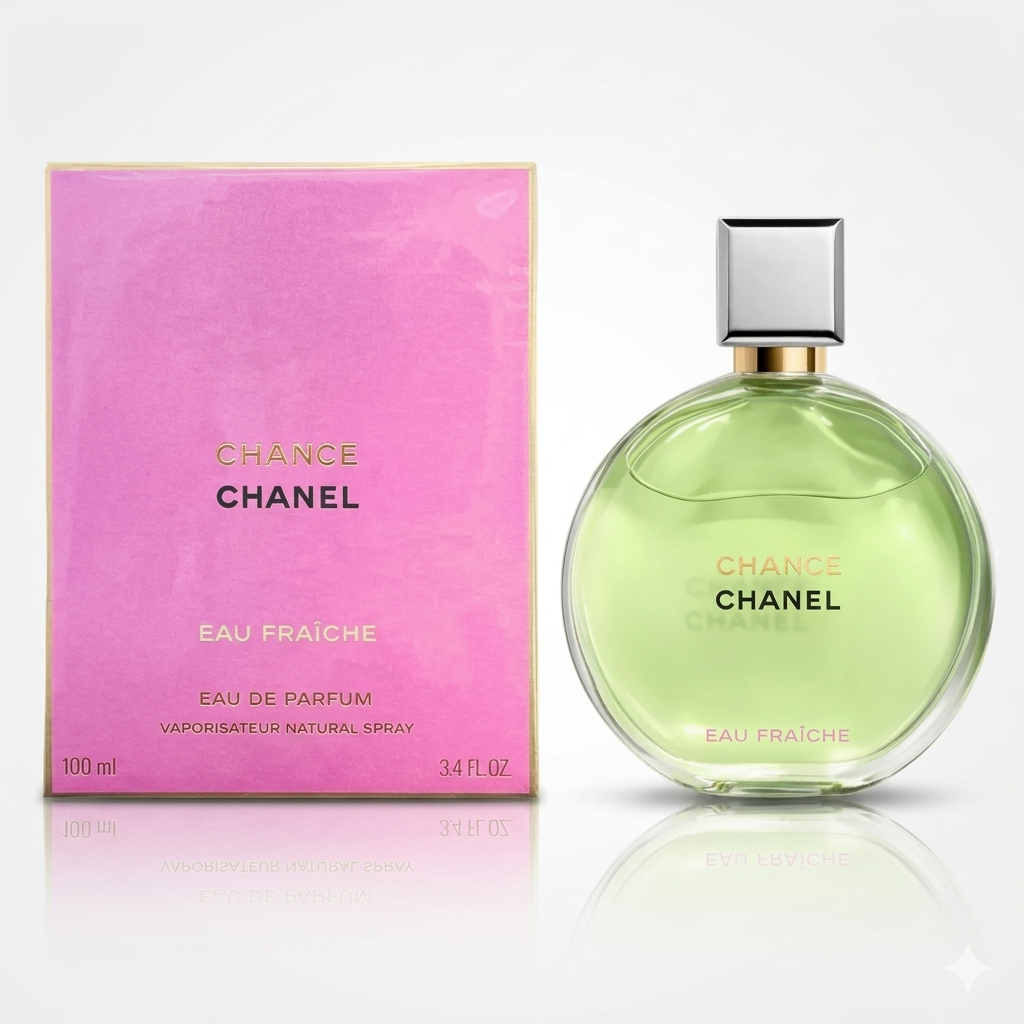 Chanel Chance Eau Fraîche 100 Ml - Fresh Citrus Floral Women'S Perfume Elegant Light Luxury Long Lasting Fragrance Chanel