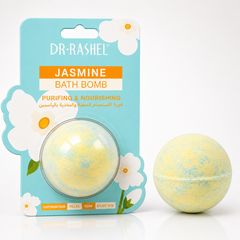 Dr. Rashel Jasmine Bath Bomb - 100g - Relaxing Fizzing Bath Bomb Body Care Aromatic Spa Bath Soak