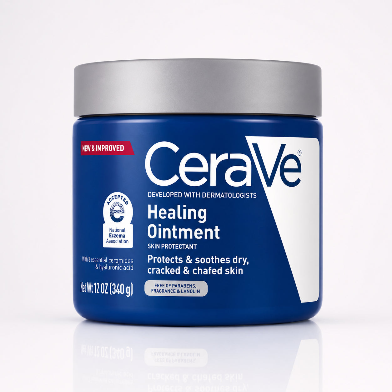 Cerave Healing Ointment 340G - Intensive Skin Protectant Ointment For Dry Cracked Irritated Skin CeraVe