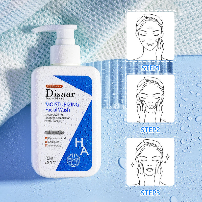 Disaar HA Moisturizing Facial Wash - 200g Disaar