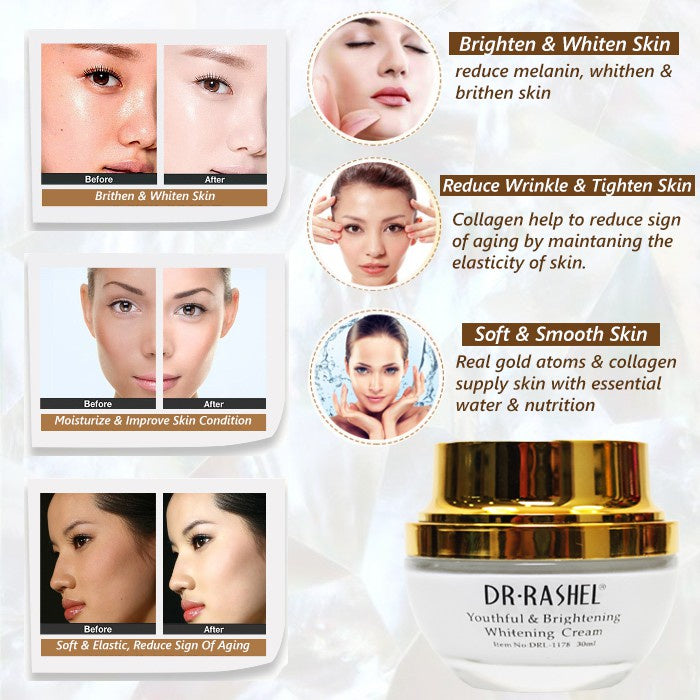 Dr.Rashel Whitening Cream 24k Gold Collagen - 50ml DR.RASHEL