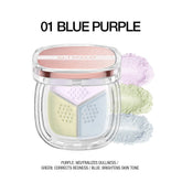 O.Two.O High Quality Long Lasting Oil Control Loose Setting Powder 3-In-1 Delicate Lightweight Blue Purple O.TWO.O