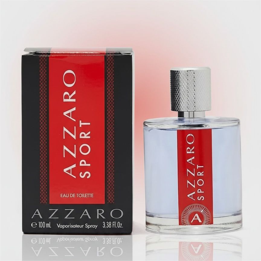 Azzaro Sport Eau de Toilette 100ml – Aromatic Amber Clean Azzaro