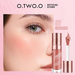 O.TWO.O 2025 New Arrival Liquid Blush in Pink Nude Brown Face Makeup Option #7 Glo Arabia