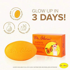 Dr.Alvin Papaya Whitening Soap Dr. alvin