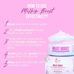 Sereese Beauty Milky Boost Intense Whitening Whipped Scrub - 250g Sereese