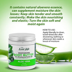 Love Jojo Moisturizing Body Butter For Refreshing And Tender Skin - Aloe Vera - 258ml Love Jojo