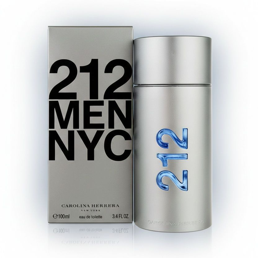 Carolina Herrera 212 Men NYC Eau de Toilette 100ml product and packaging